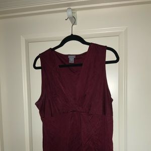 Maroon Ann Taylor Blouse
